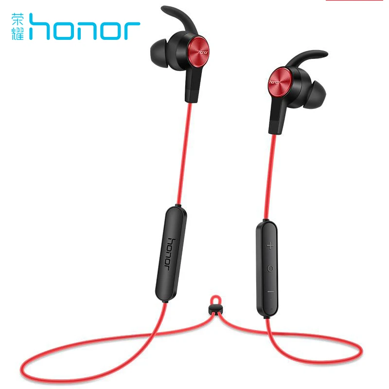 Huawei Honor xSport Bluetooth гарнитура AM61 IPX5 Водонепроницаемый BT4.1 Музыкальный Микрофон управление беспроводные наушники для Android IOS - Цвет: red