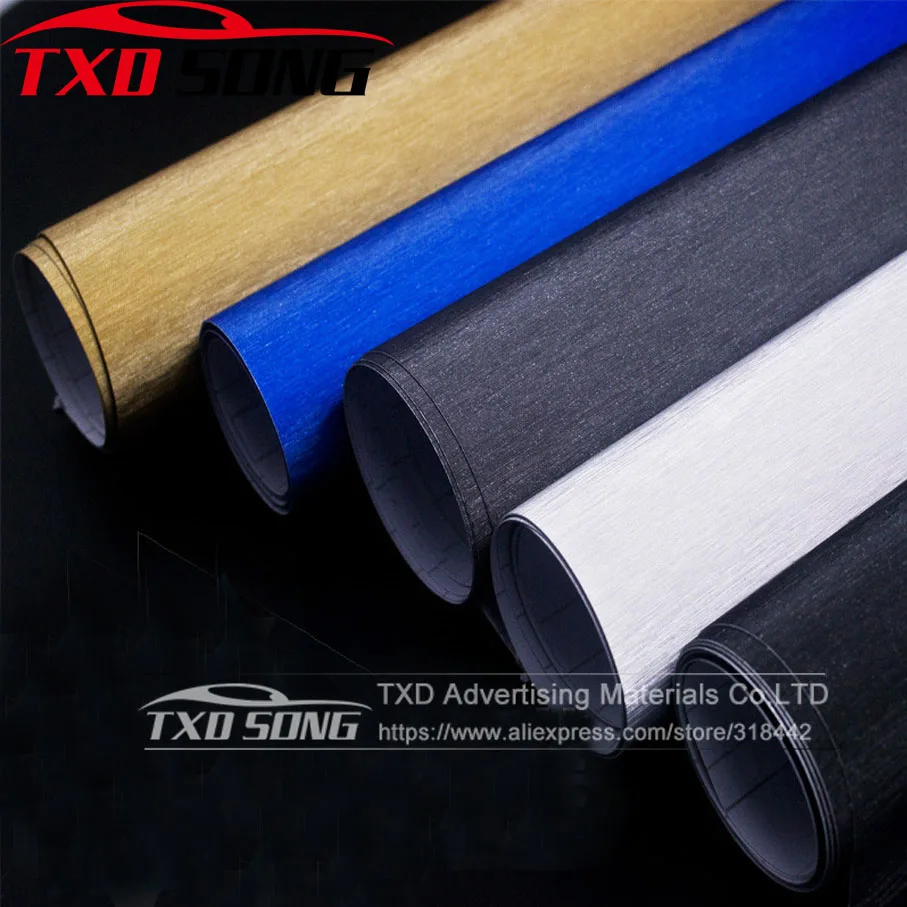 

Car Styling Premium Matt Brushed Car Wrap Vinyl Film Sheet Bubble Free Air Release Motorcycle Automobiles Car Stickers Decal