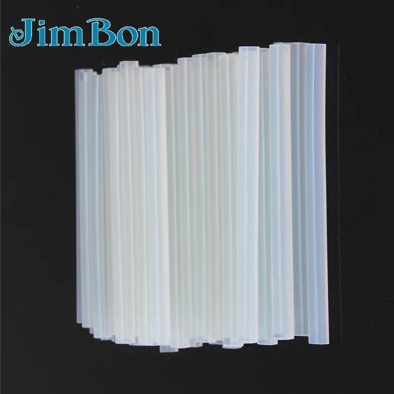 

JimBon 20/50Pcs 7mm*300mm Clear Glue Adhesive Sticks For Hot Melt Glue sticks for Glue Gun Car Audio Craft Alloy Accessories