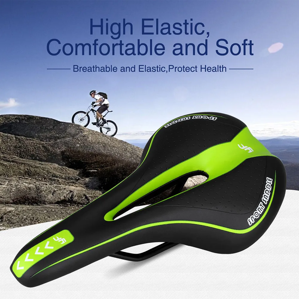  Silicone Gel Extra Soft Bicycle Bike MTB Saddle Cushion Seat Cover Pad Comfort Road Mountain Bike Leather Woman #3O18 (38)