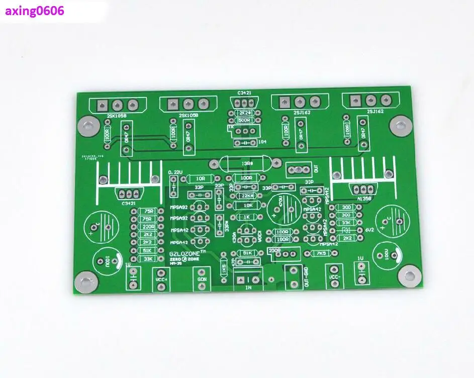 Одна пара HM3S высокое смещение класса AB Усилитель голый PCB база на GOLDMUND GM29 120 Вт* 2