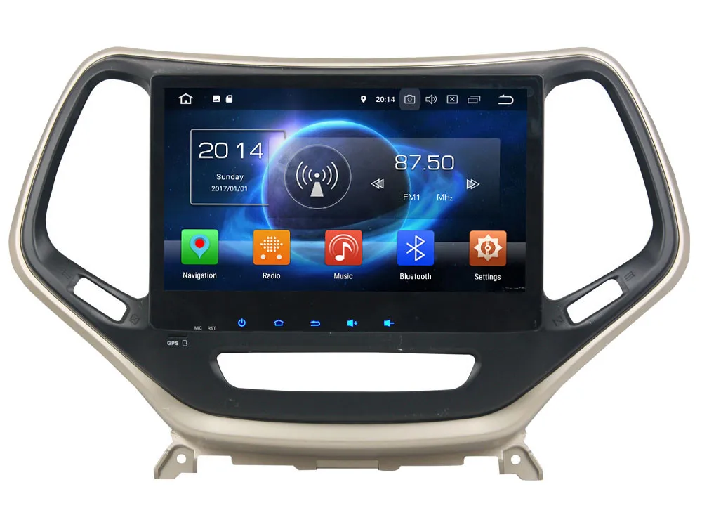 Sale 10.1" IPS Octa Core 4G Android 8.1 4GB RAM 64GB ROM RDS Car DVD Player Stereo Autoradio GPS Glonass For Jeep Cherokee 2014-2017 0