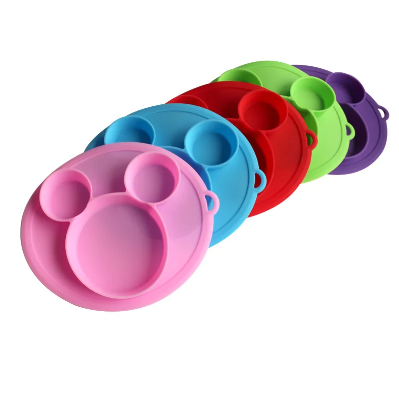 

Baby silicone plate Kids Bowl Plates baby feeding silicone bowl baby silica gel dishes kids tableware