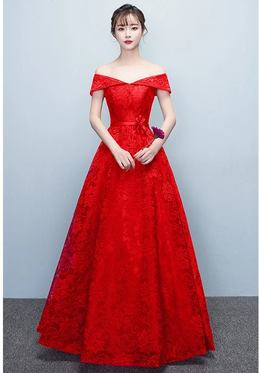 Vestido de madrinha de casamento longo2018 новый сексуальный V шеи Кружева рукавом бордовый нарядные платья дешевые свадебные платья гостей