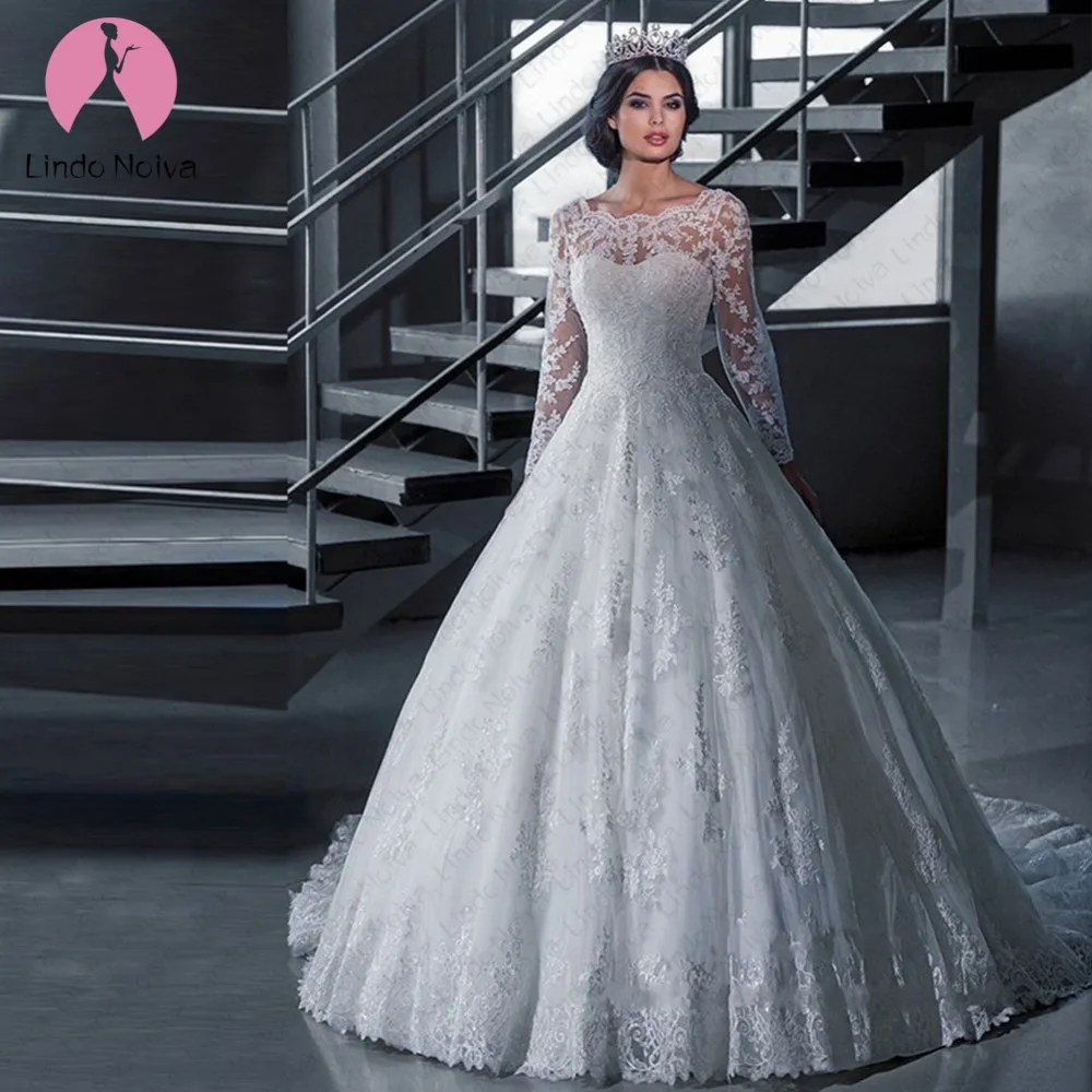 Trouwjurk Винтаж свадебное платье принцессы 2019 халат де mariée одежда с длинным рукавом бальное романтическое платье невесты Vestido Noiva