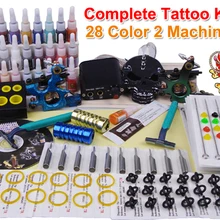 Профессиональный Полный комплект Татуировка 2 Топ татуировки косметический превосходный Косметический татуировки поставляет полный татуировки