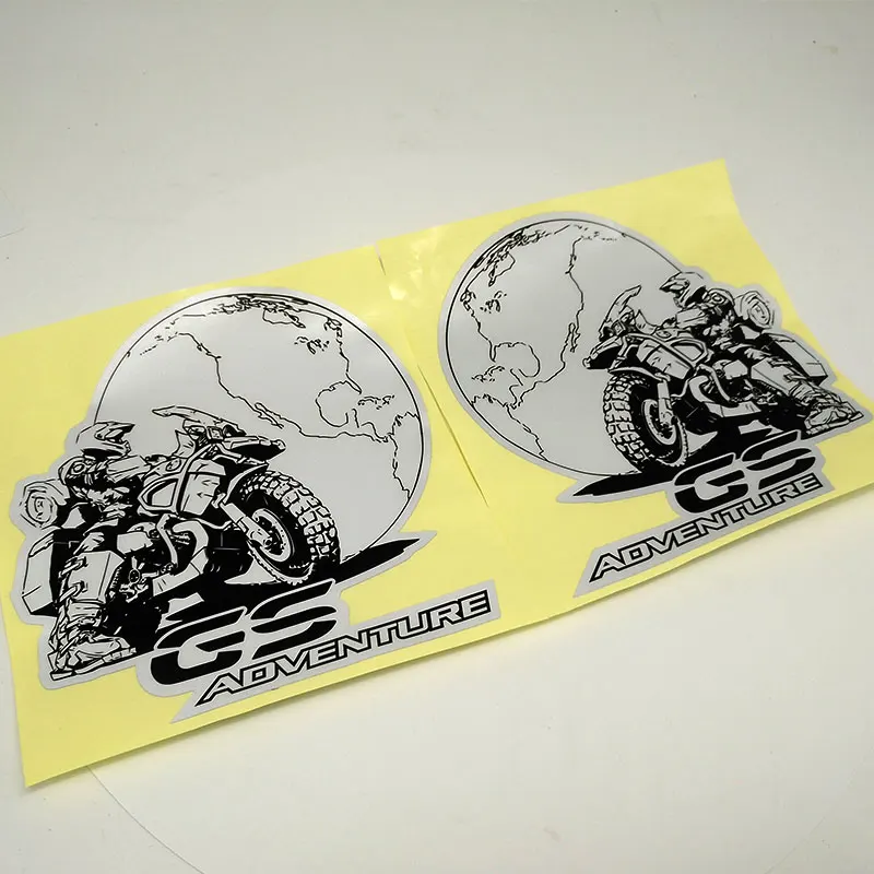 

ADV side box case stickers decal Aluminum alloy adventure racing tail For BMW S1000XR F800R F650GS F700GS F800GS R1200 GS