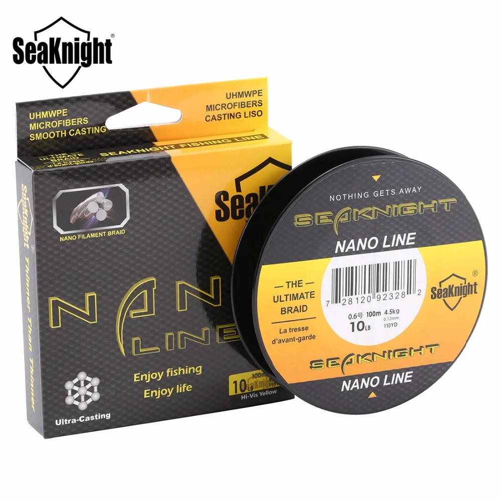SeaKnight NANO Series 100M Braided Fishing Lines 4 Strands PE