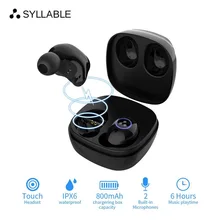 Оригинальные сенсорные bluetooth-наушники SYLLABLE SD16 Bluetooth V5.0 TWS True беспроводные стерео наушники DR16 сенсорная bluetooth-гарнитура