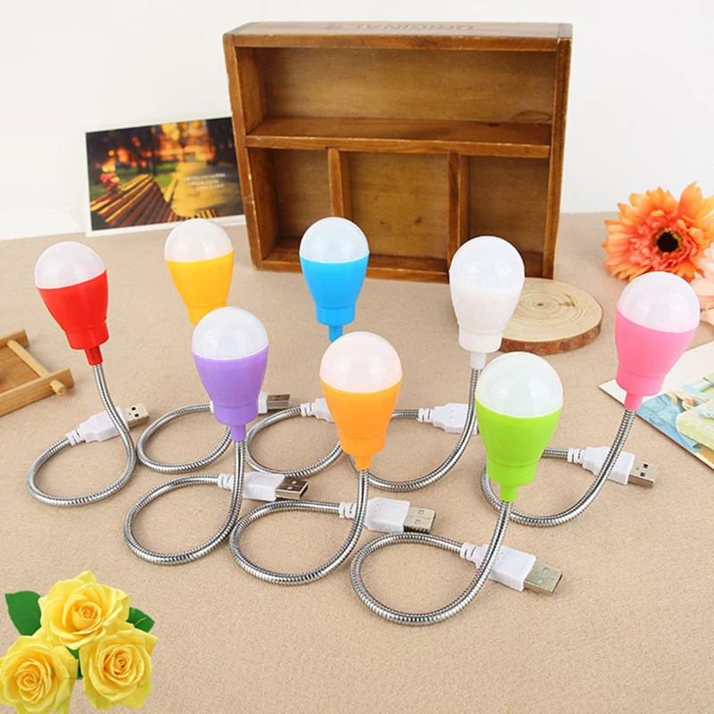 

Powerbank USB LED Night light Mini notebook Nightlight Desk Reading lamp For PC Mobile Power Telescopic luminaria Computer P0.55