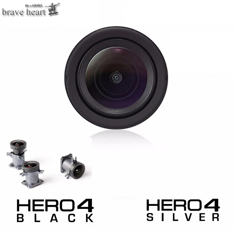 Смелое сердце 170 градусов 1600 пикселей широкоугольный герой 4 Лен для Gopro Go pro hero