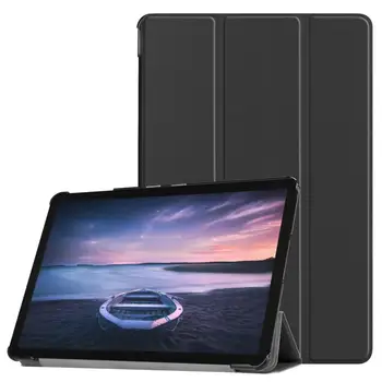 

Smart PU Leather Case For Samsung Galaxy Tab S4 10.5 2018 SM-T830 T835 T837 Magnetic Flip Stand PC Hard Cover For Galaxy Tab S4