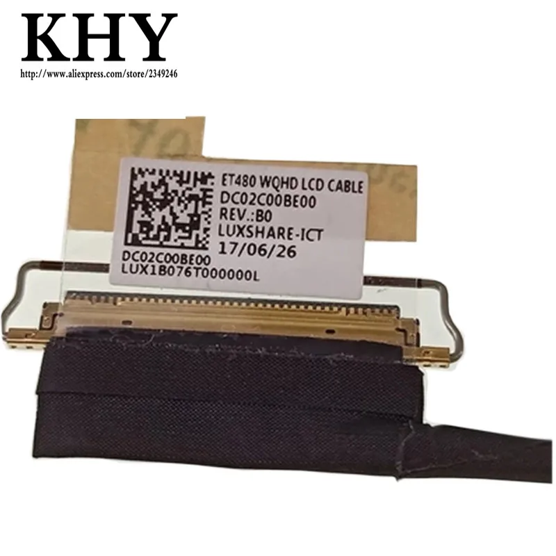 

New Original LCD Cable WQHD LCD Cable for ThinkPad T480 ET480 FRU 01YR503 DC02C00BE00 DC02C00BE20