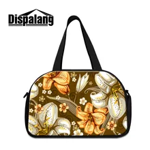 Dispalang Повседневная дорожная сумка с цветочным принтом лилии женские сумки для путешествия Muliti-pocket большие вместительные дорожные сумки