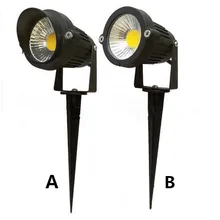 10 шт. уличные наземные светодиодные света переменного тока/DC12V/220 V 110 V 5 Вт монолитный блок светодиодов для газона лампы на солнечных батареях свет IP65 Водонепроницаемый пруд путь Наводнение точечные светильники