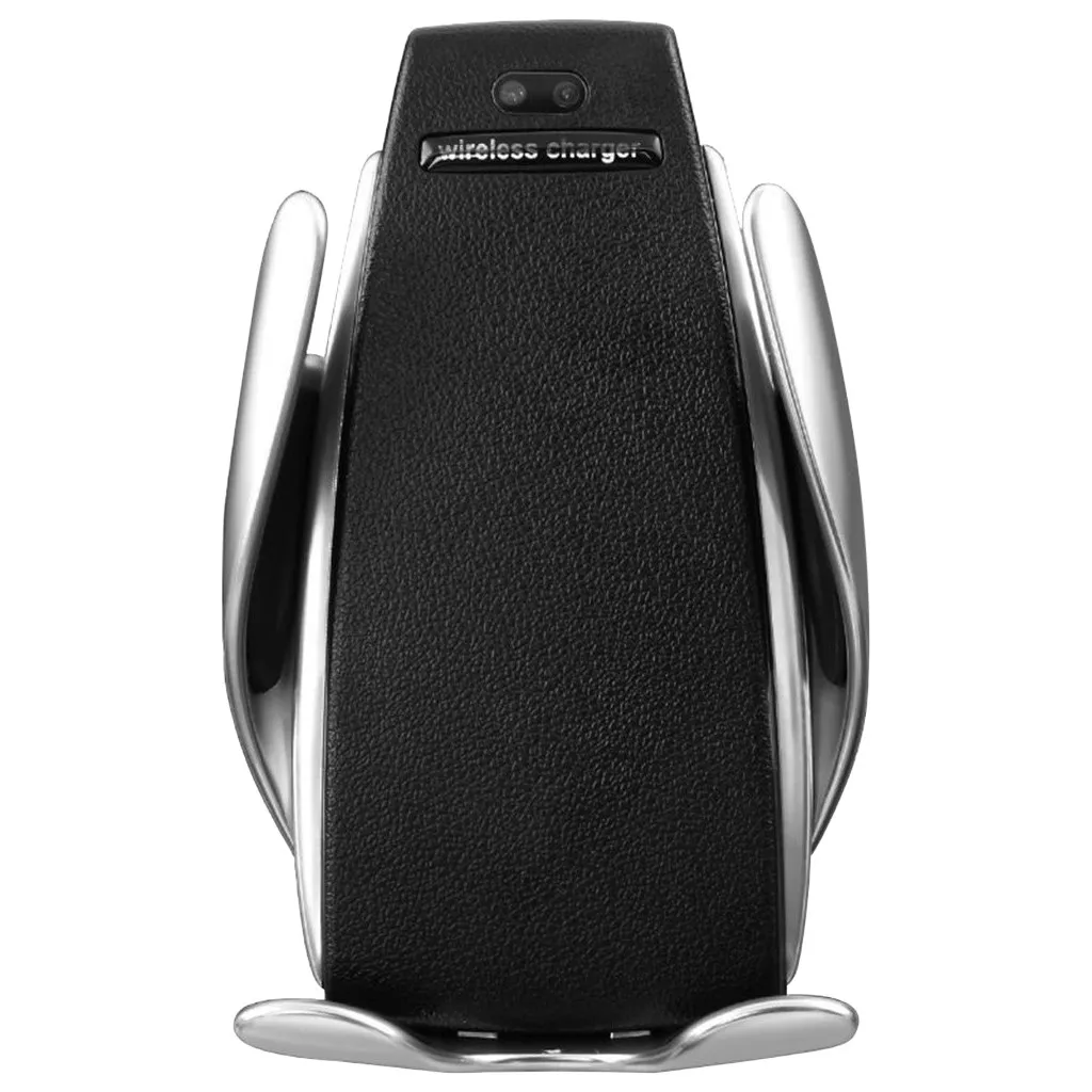 

2019 Wireless Car Charger S5 Automatic Clamping fast charging cup phone holder mount in car for Iphone for Huawei #SYS