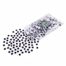 CCINEE Self adhesive Toy Eyes 6mm 8mm 10mm Total Mixed Googly Eye Teddy Bear Plastic Doll