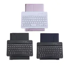 Ultra Thin Bluetooth Wireless Keyboard PU Leather Case Cover Stand Tablet Keyboard Smart Cover for iPad Mini