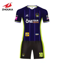 Zhouka игровая футболка Униформа Uniforme De Futebol индивидуализированная Футбольная форма настроить футбол футбольные майки комплект молодежных детей
