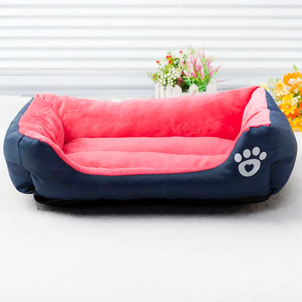 Кровать Кошка Собака Щенок подушки дом мягкая теплая собачья Конура коврик Одеяло собаки кровать Hondenmand Cama Perro Mascotas Лежанка для собаки