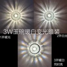 3 Вт/5 Вт Светодиодный локальный светильник с украшением в виде кристаллов светильник smd потолочные пятно света с Светодиодный драйвер AC110V 220 V внутренней отделки