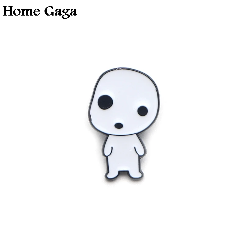 Homegaga Princess Mononoke diy Zinc tie cartoon Pins backpack clothes brooches for men women hat decoration badges medals D1451