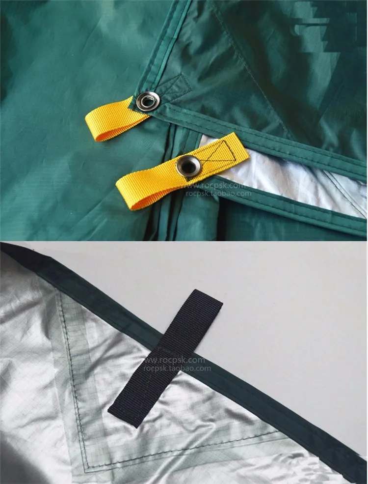 Abrigo da Praia Revestimento de Prata Lona de Acampamento Pontos de Suspensão 3f ul Anti uv Ultraleve Pérgola Dossel Toldo Sol Barraca 210 t Tafetá 18 6 Esporte e Lazer