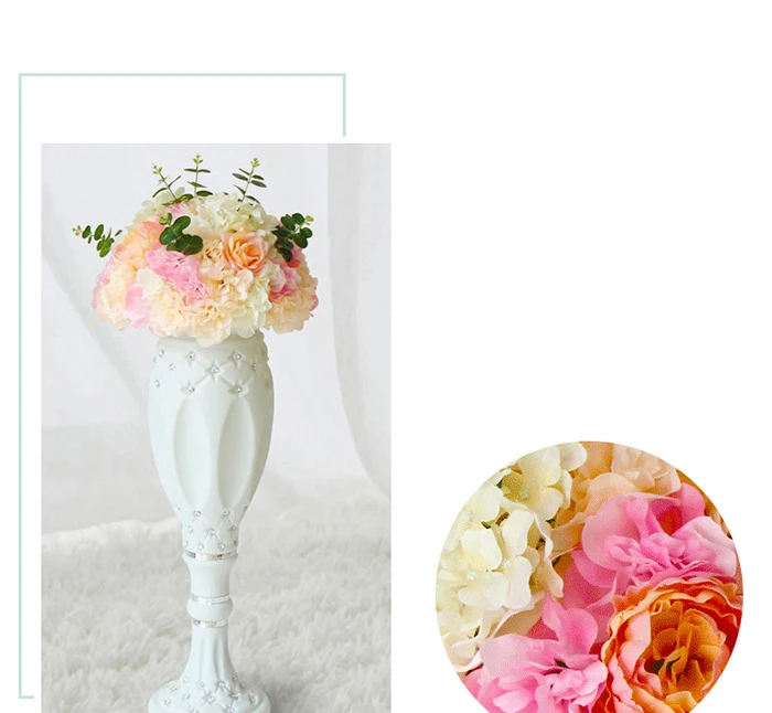 40 см искусственные цветы гортензии шар букет поддельные цветы шелк DIY домашний декор Искусственные цветы свадебное украшение Настольный букет