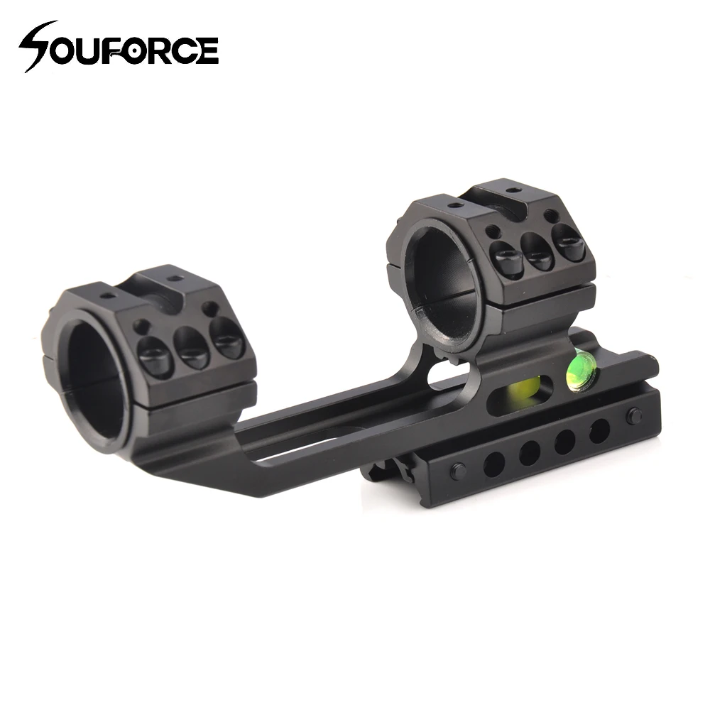 

High Quality Tactical Heavy Dute 3Screw Diameter 25.4/30mm with Spirit Bubble Level Fit 20mm Weaver Rail Mount for Rifle Hunting