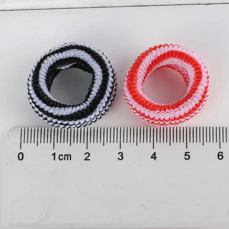 2 Styles 20pcs/lot Good Elastics Girls Hair Accessories scrunchy Children Accessories Baby headband Colorful Elastic Hair Ring