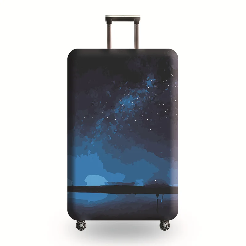 Customize Your Image / Name / Logo Luggage Cover Suitcase Protective Covers Elastic Anti-dust Case Cover For 18-32Inch Box Case - Color: T5320