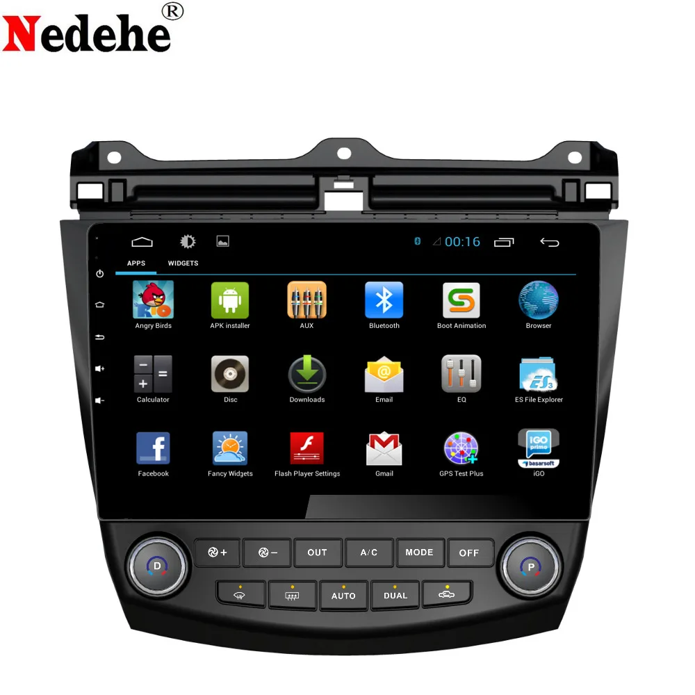 2G RAM Android 8.1 Car DVD GPS For Honda Accord 2003 2004 2005 2006 2007 Support Single and Dual AC Gasoline Radio stereo | Автомобили и
