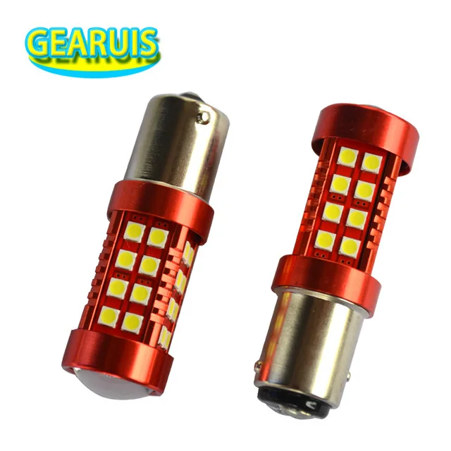 

Супер яркий автомобильный Стайлинг 1156 BA15S LED 55W 36SMD 3030 линзы 1157 BAY15D тормозные указатели поворота Автомобильные фонари заднего хода