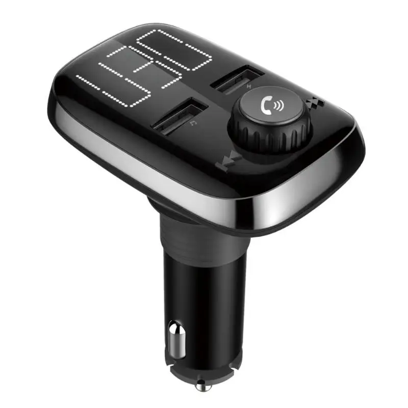 Большой Экран Беспроводной Bluetooth громкой связи Bluetooth гарнитура для АВТО музыкальный плеер FM передатчик модулятор MP3 плеер APP автомобильный локатор Dual USB Зарядное устройство