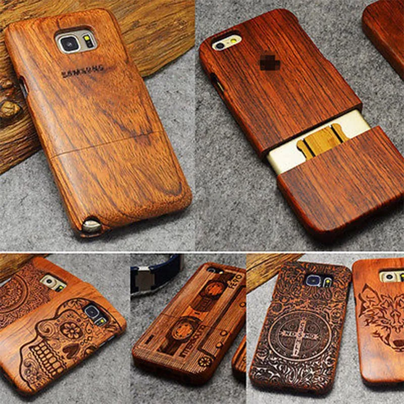 Wood font b Case b font For Samsung Galaxy S5 S6 S7 Edge Plus Note 7