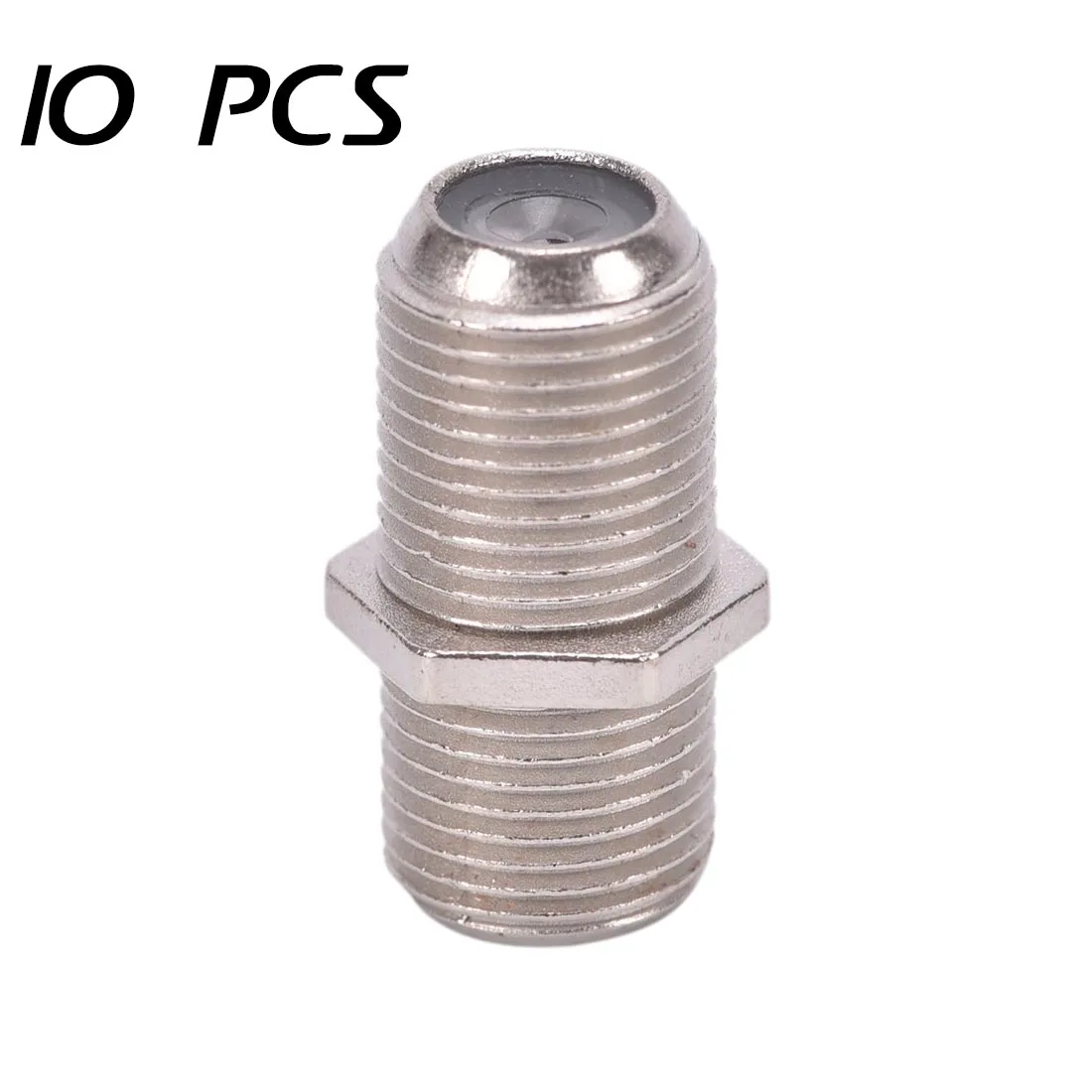 

Plug 10pcs F Type Coupler Adapter Connector Female F/F RG6 Coax Coaxial Cable SMA RF Coax Connector