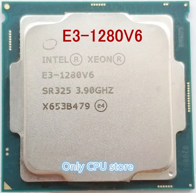 Процессор Intel Xeon E3-1280V6 E3-1280 V6 четырехъядерный процессор LGA1151 cpu E3 1280 V6