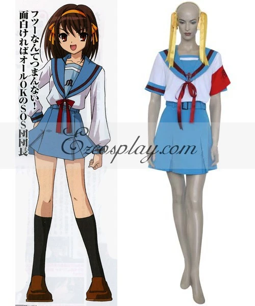 涼宮ハルヒ涼宮ハルヒ学校制服コスプレ衣装e001 Cosplay Costume School Uniform Cosplayuniform Cosplay Aliexpress