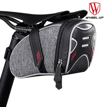 

WHEEL UP Bicycle Bag Safety Reflective Bike Saddle Bag Waterproof Cyclig Bag Easy Demolition Mountain Bicycle Seat Rear Bag
