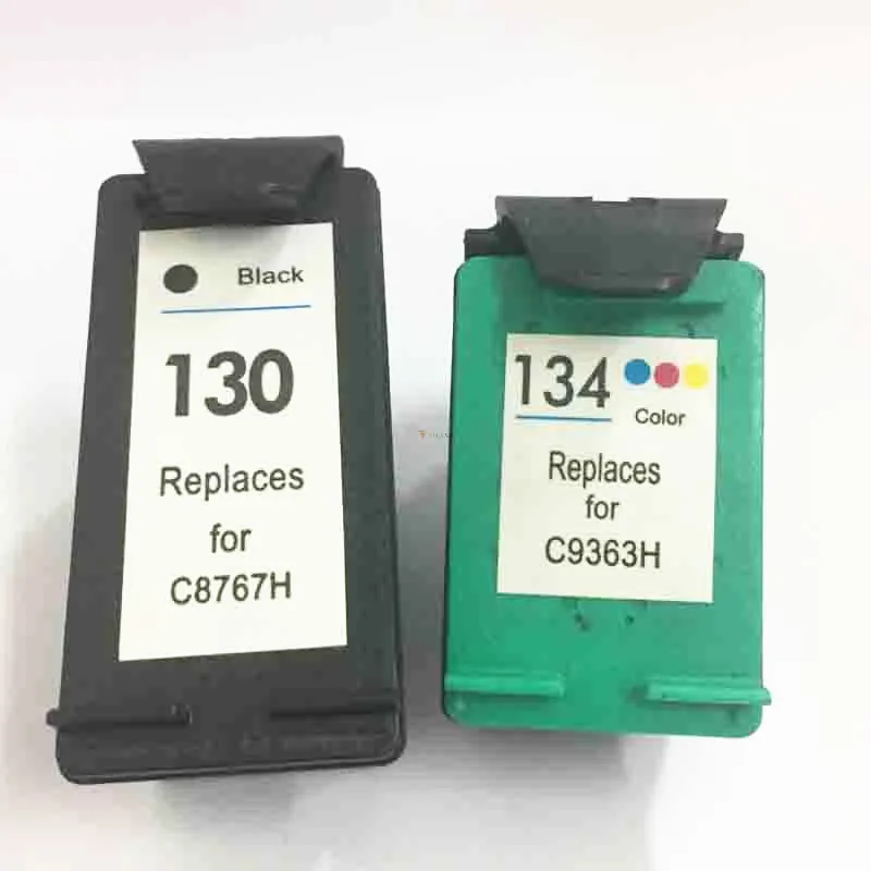 Vilaxh 130 134 Compatible Ink font b Cartridge b font Replacement for 130 134 Deskjet 6543