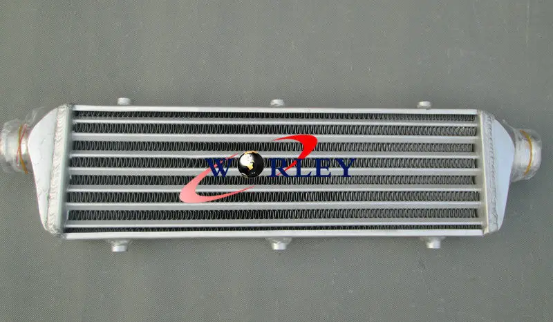 

Front Mount Aluminum Intercooler 280 x 140 x 65 mm Bar & Plate 56mm 2.2" pipe