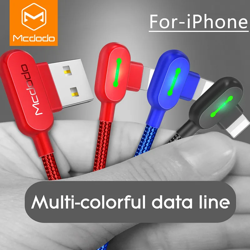 

MCDODO USB Cable For iPhone Apple X 8 7 5 6s plus Cable Fast Charging Cable Mobile Phone Charger for iPhone Cord Usb Data Cable