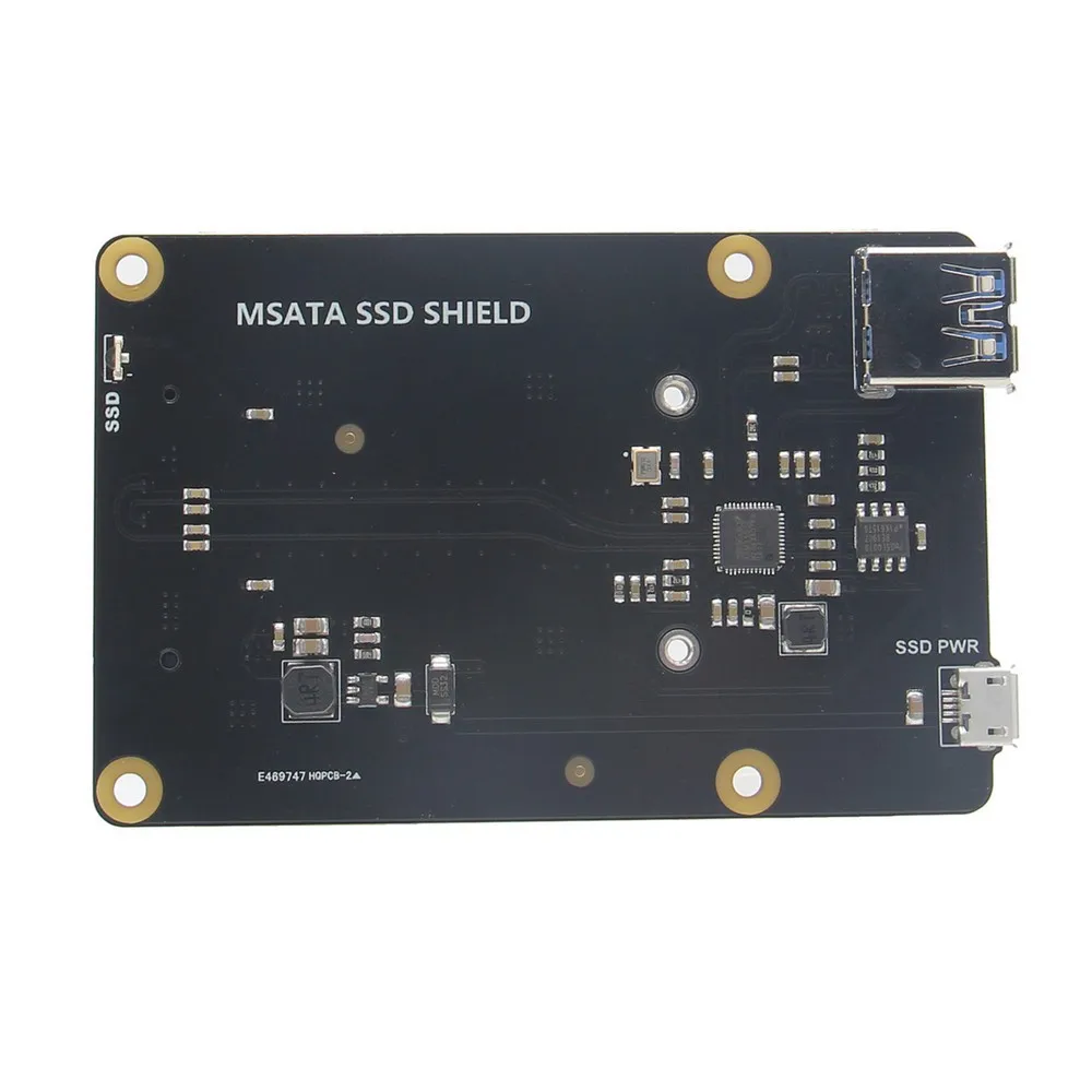  Raspberry Pi mSATA SSD Lagerung Expansion Board X850 V3.1 USB 3.0 Extansion Board Modul für Raspber