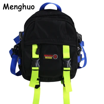 

Menghuo New Designer Fashion Women Backpack Mini Female Ladies Shoulder Bag Multi-Function Small Backpack Travel Bags Girl Purse