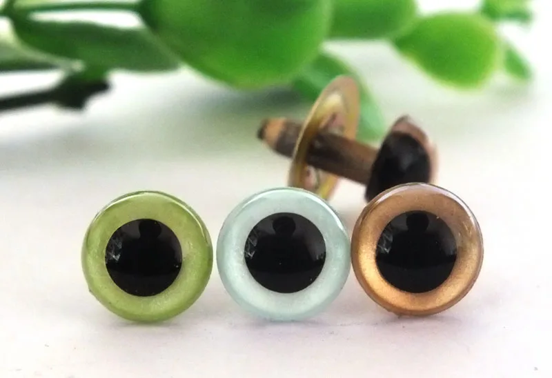 3color geen/silver gray/gold each color 10pairs 10.5mm safety toy eyes five nights at freddy s the silver eyes