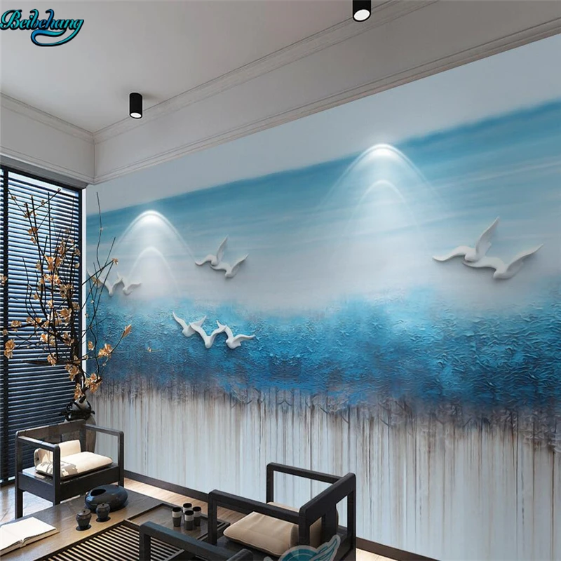 морской стиль в интерьере. декор на морскую тематику. украшение интерьера в морской тематике. фотообои морская тематика. стена в ванной.