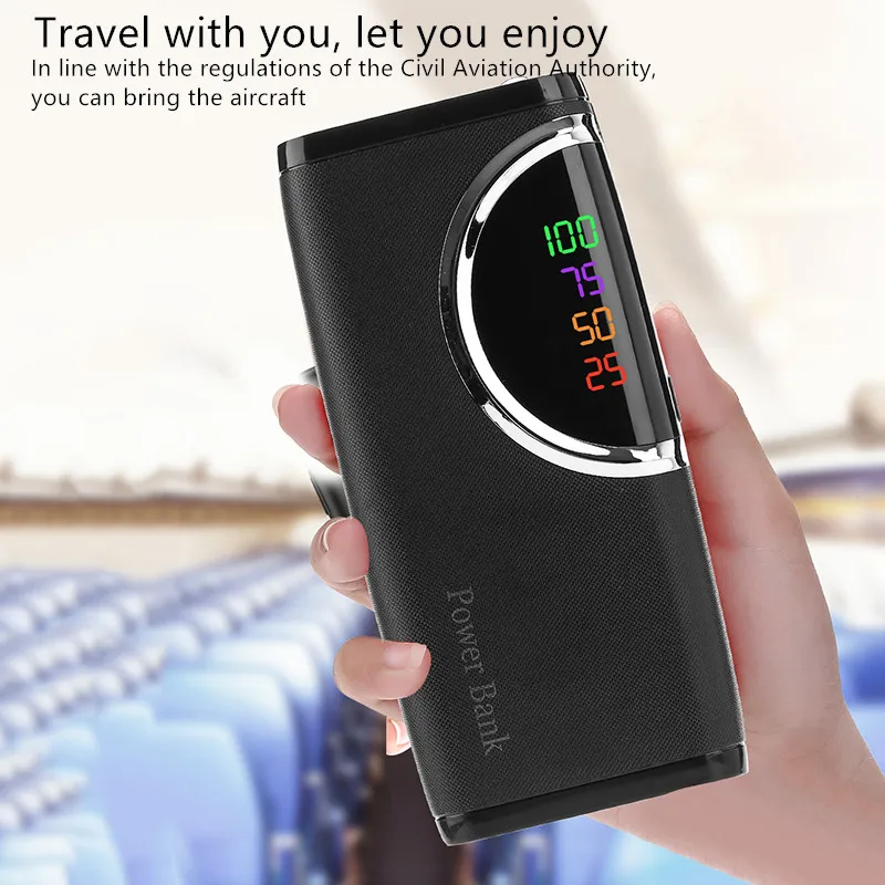 Soodoo 10000mAh банк питания для Xiaomi Mi iPhone huawei mate внешний аккумулятор портативное зарядное устройство