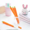 Новинка 0,5 мм, ручка с гелевыми чернилами в виде моркови, рекламный подарок, канцелярские принадлежности, товары для школы и офиса, подарок на день рождения ► Фото 1/2