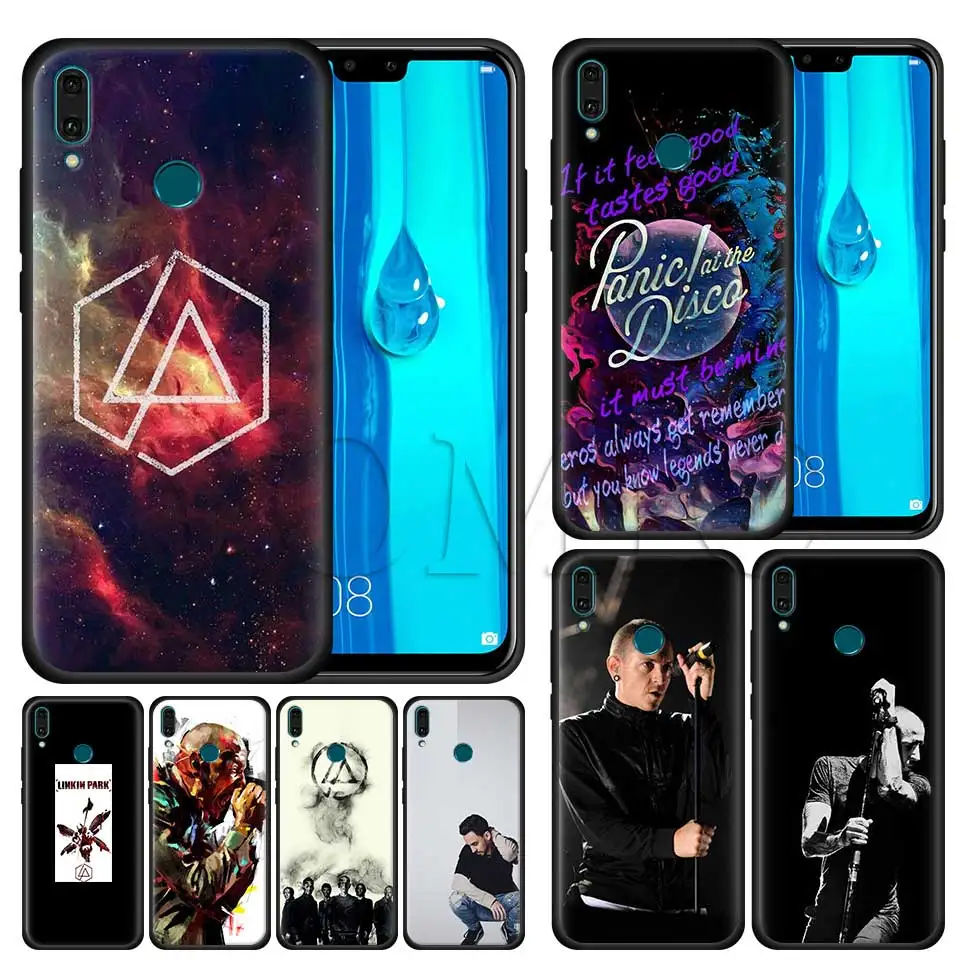 

Linkin Park Rock Band Black Case for Huawei Honor Y9 Y7 Y6 Y5 2019 Honor 20 Pro 10 20 Lite 8X V20 Silicone Case