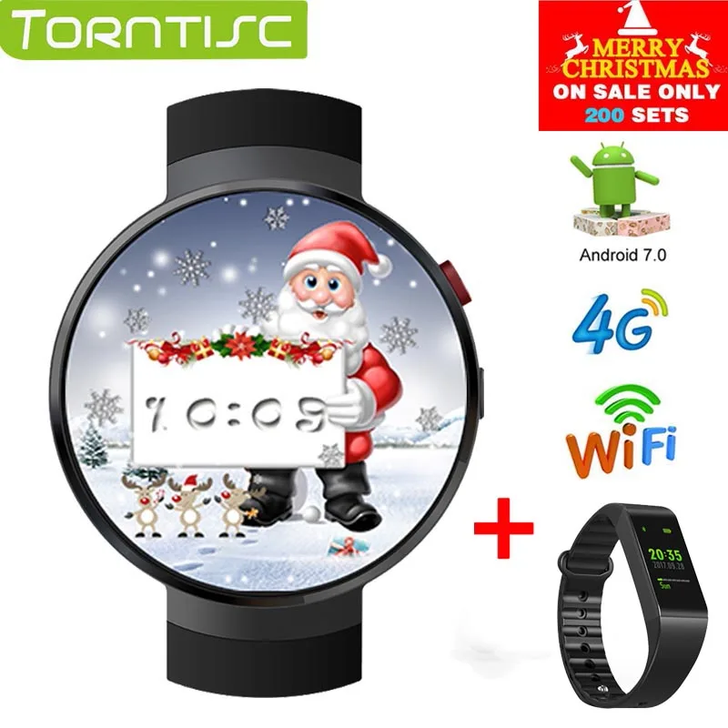 Torntisc Android 7.1 LTE 4G Smart Watch Phone 1GB + 16GB